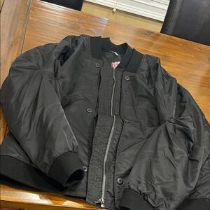 FP Movement by Free People Classic Black Bomber Jacket